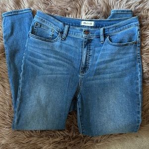 Madewell roadtripper high waisted jeans
